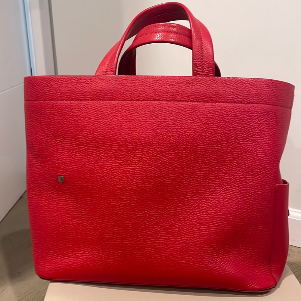 Bally Crimson Red Bag 100% Genuiine Leather